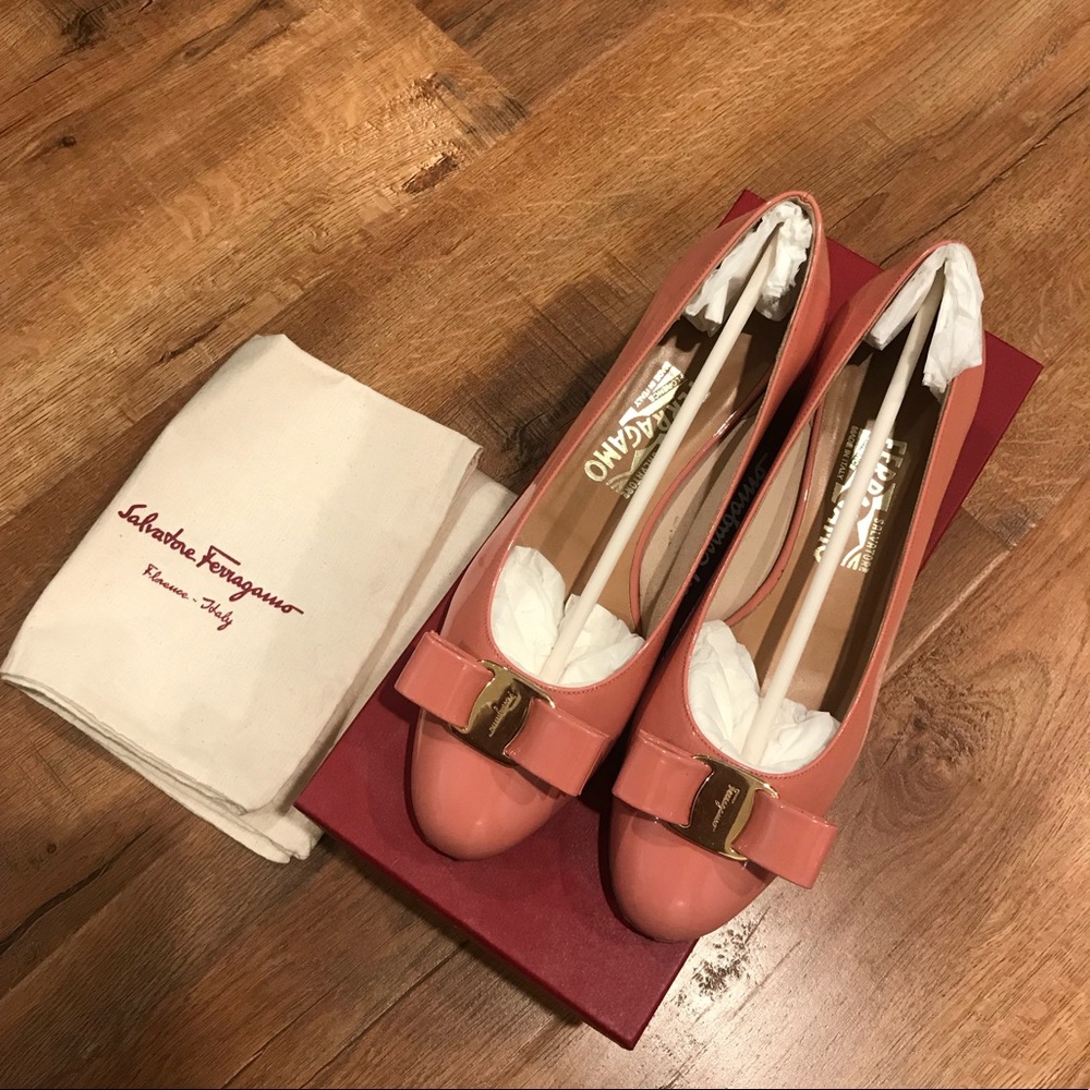 salvatore ferragamo Pink flats